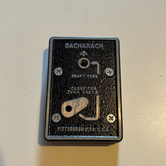 Vintage Bacharach draft rite meter - Picture 2 of 3